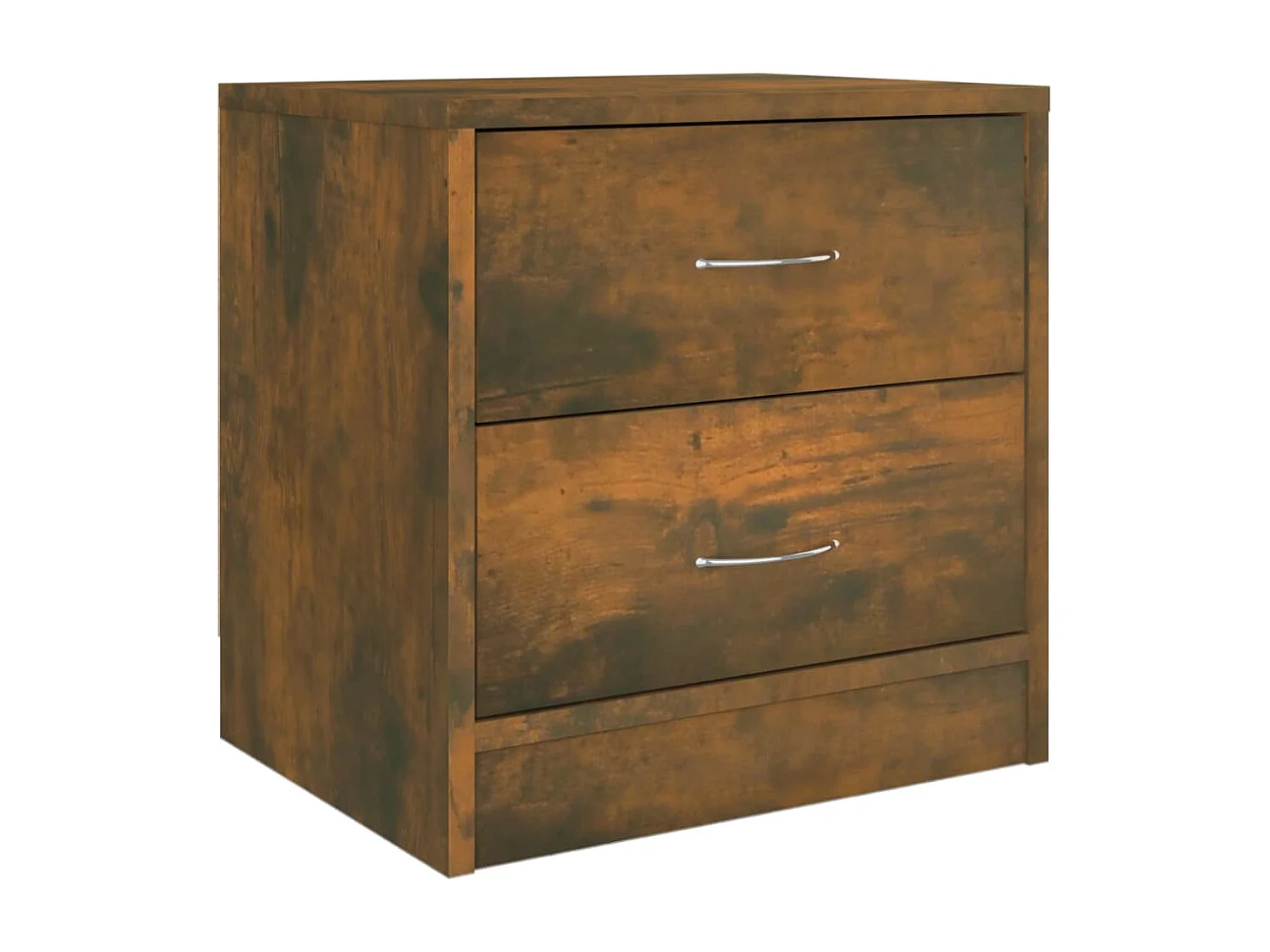 Nachttisch-Beistelltisch Räuchereiche 40x30x40 cm Holzwerkstoff SHL11178