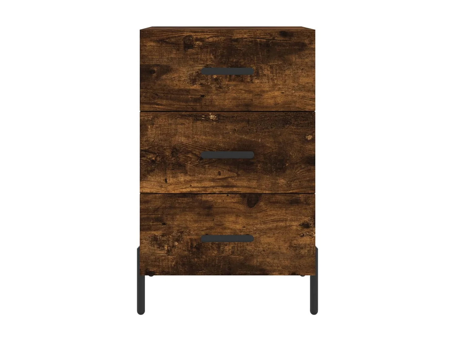 Nachttisch-Beistelltisch Räuchereiche 40x40x66 cm Holzwerkstoff SHL87686