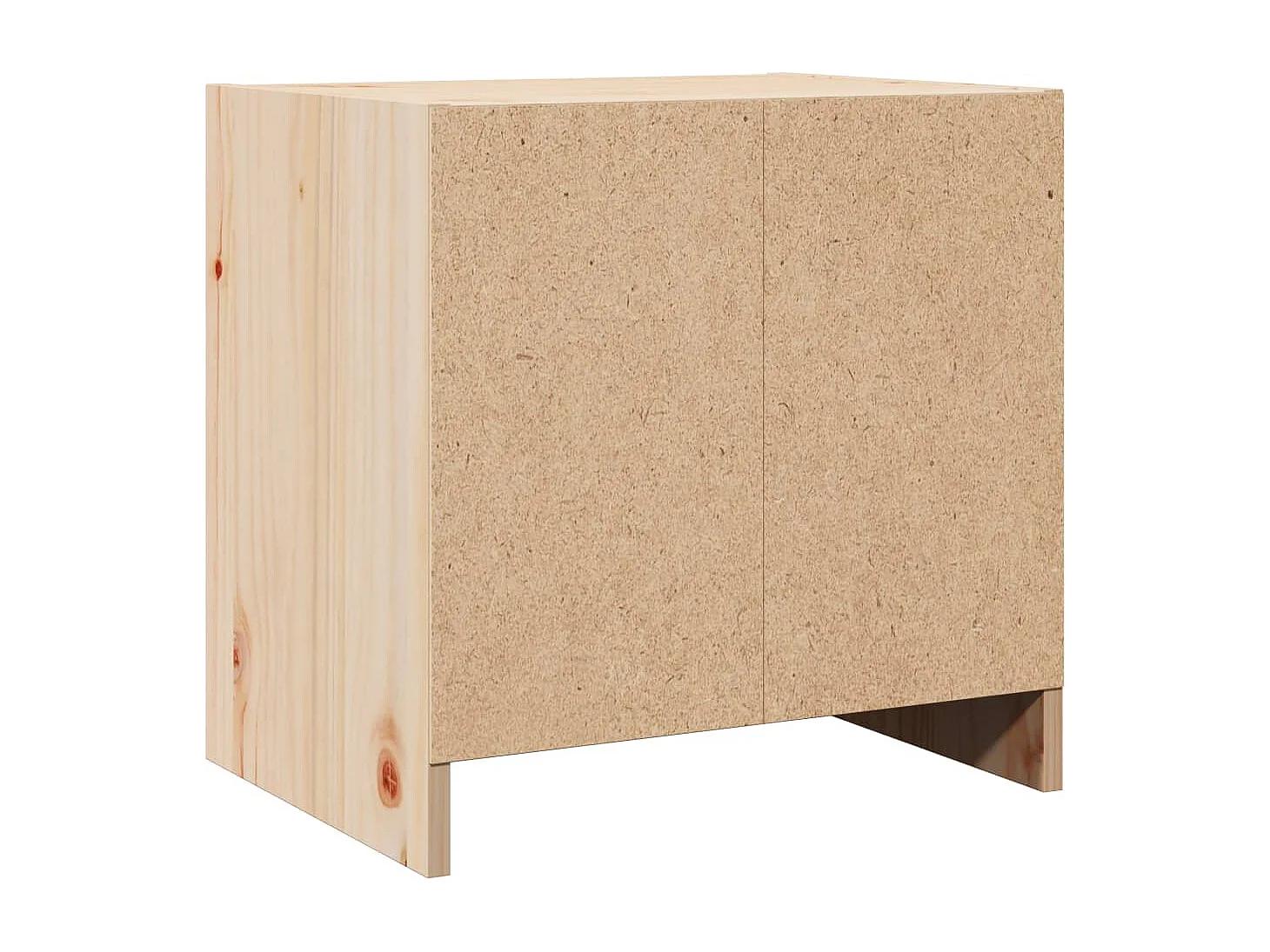 Mesita de noche | Mesilla de noche madera maciza de pino 40x30,5x40 cm