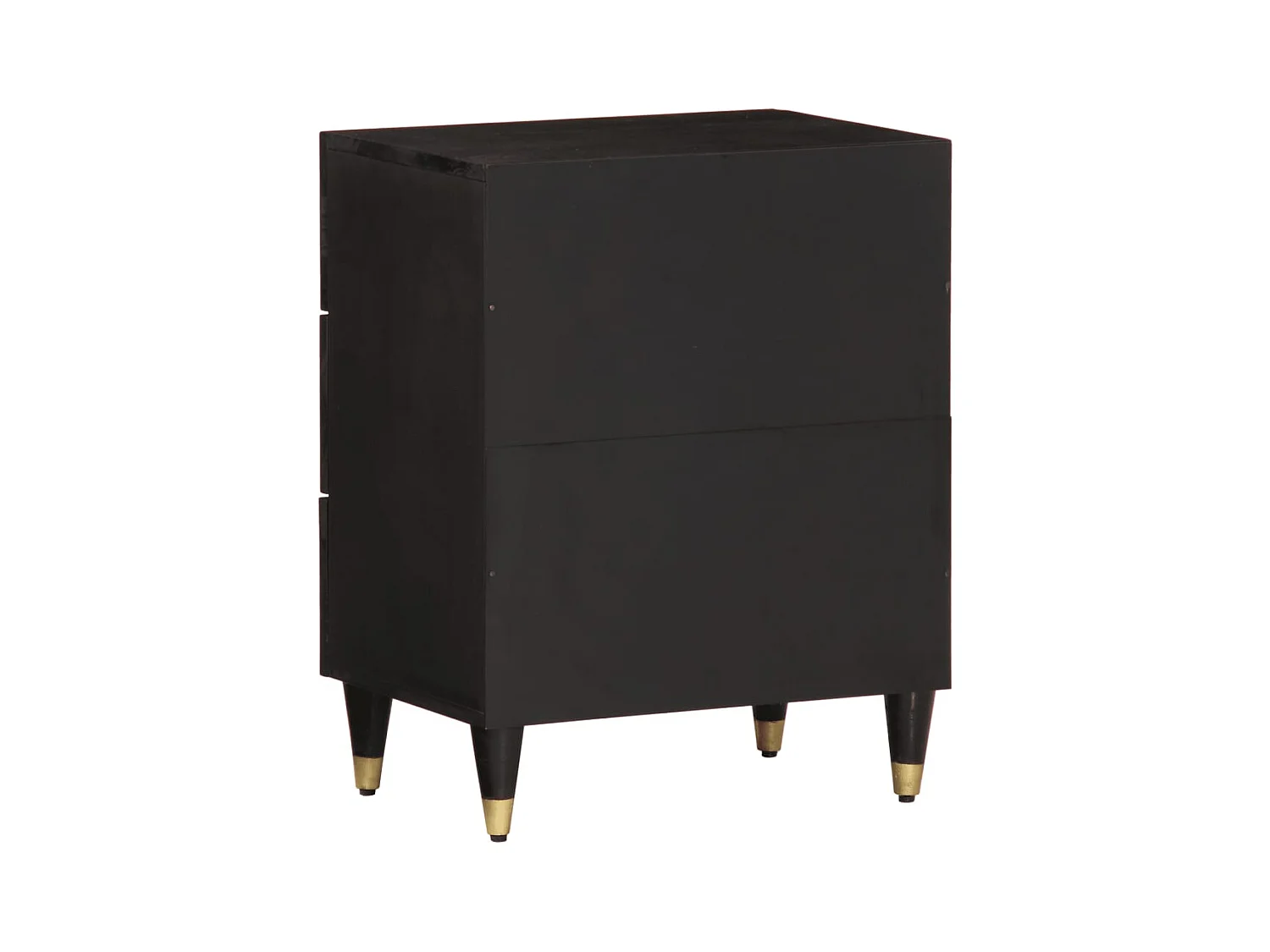 Mesita de noche | Mesilla de noche madera maciza de mango 50x33x60 cm