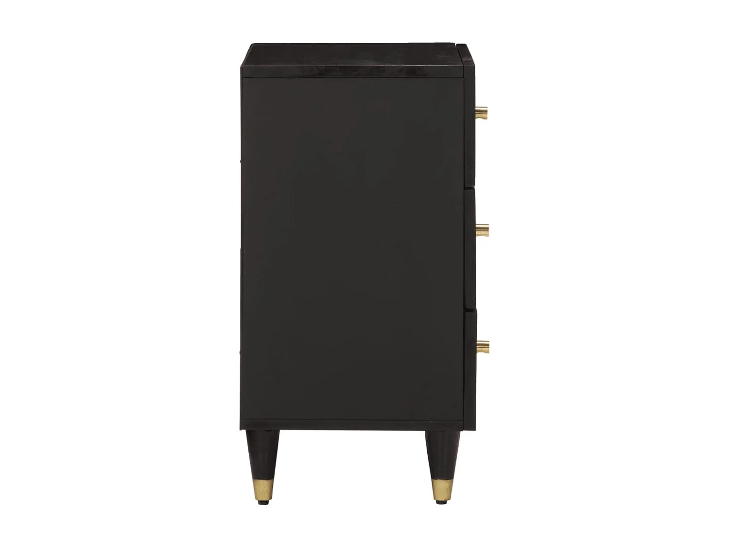 Nachttisch-Beistelltisch 50x33x60 cm Massivholz Mango SHL75347