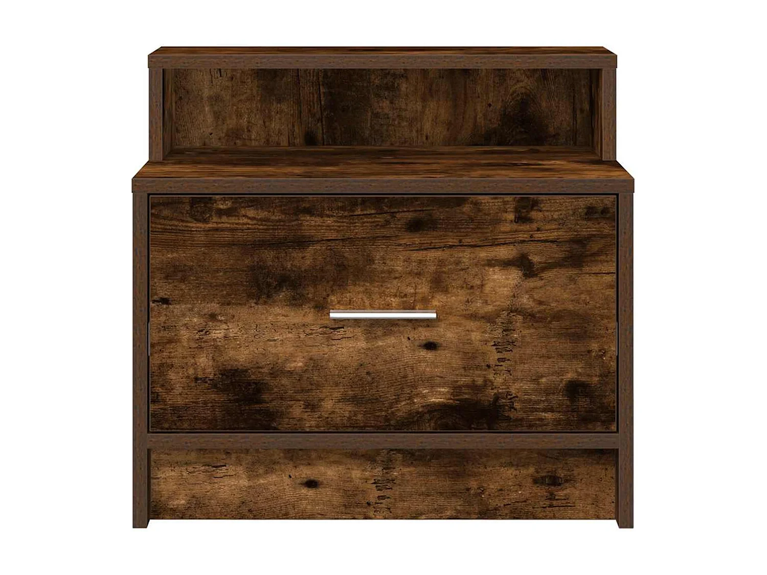 Nachttisch-Beistelltisch mit Schublade Räuchereiche 51x31x47 cm SHL37338