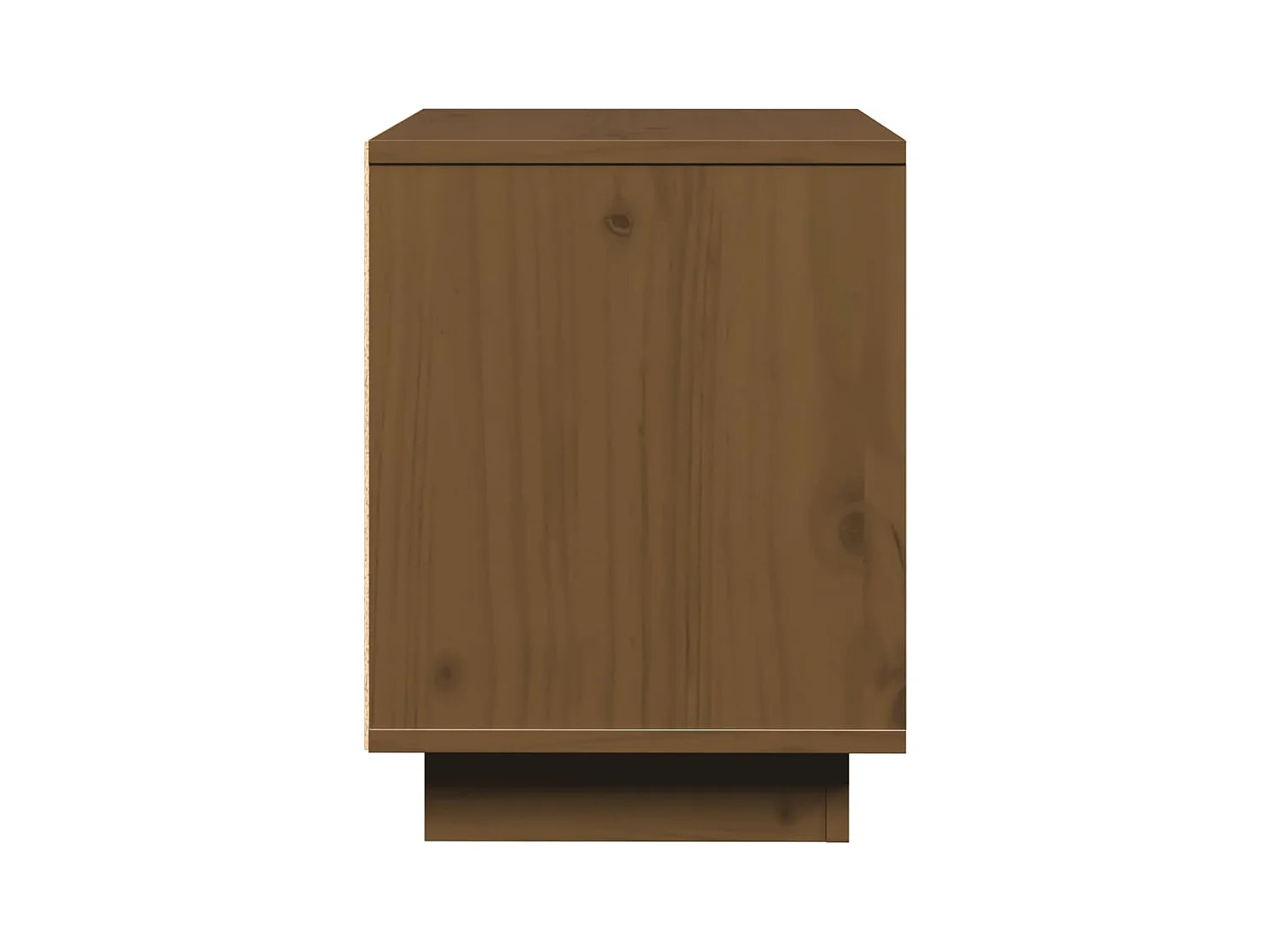 Mesitas de noche | Mesilla de noche 2 uds madera de pino marrón miel 40x30x40 cm