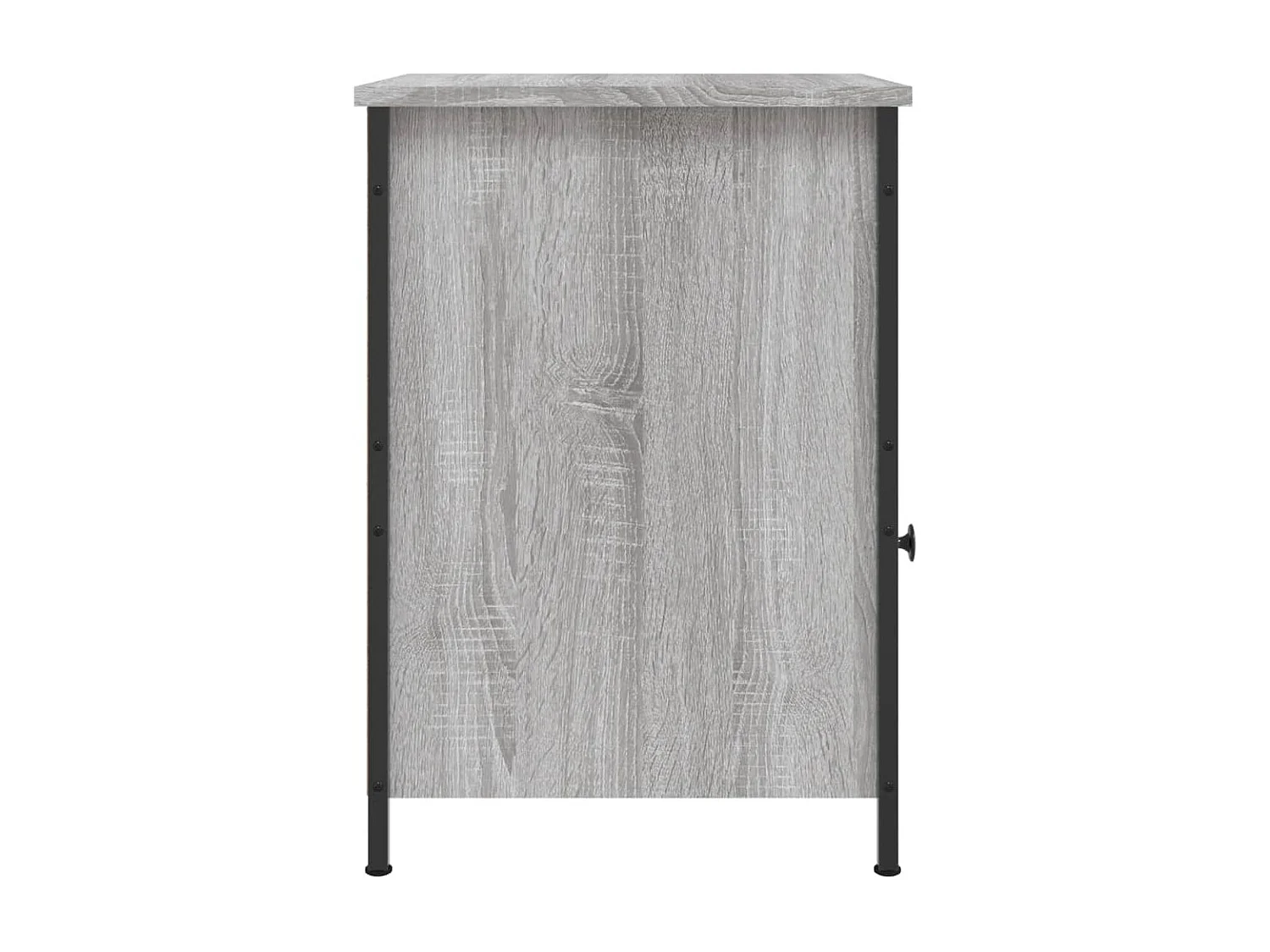 Mesitas de noche | Mesilla de noche 2 uds madera contrachapada gris 40x42x60 cm