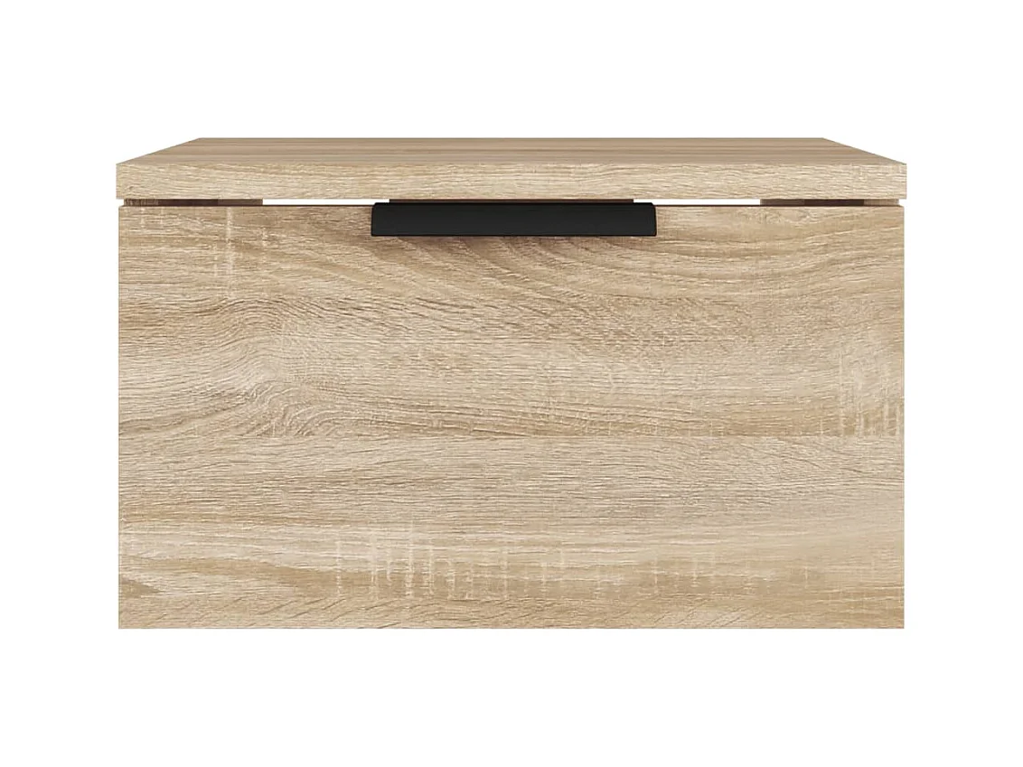 Tables de chevet murales 2 pcs Chêne sonoma 34x30x20 cm
