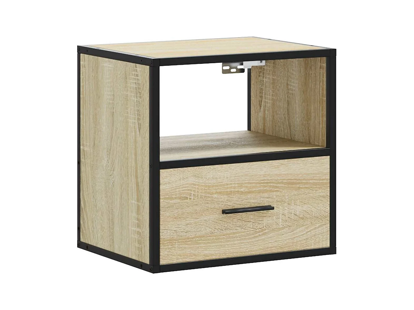 Table de chevet flottante chêne sonoma 40x31x39,5 cm