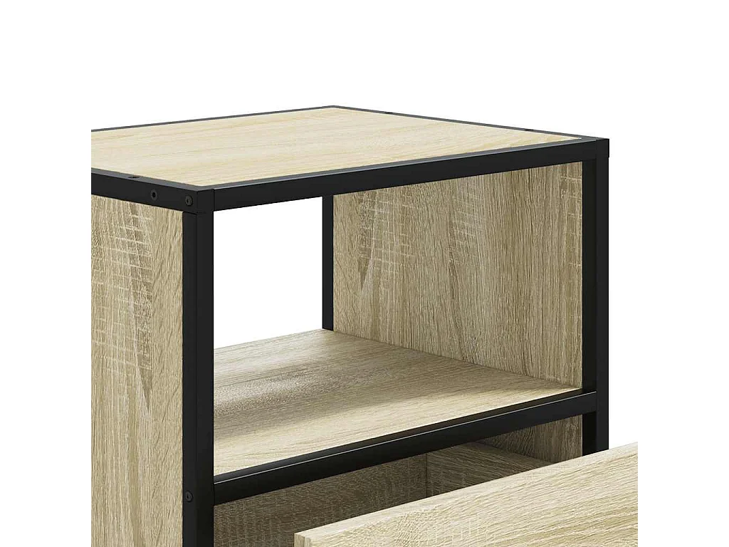 Nachttisch hängend | Wand-Nachttisch Sonoma-Eiche 40x31x39,5 cm SHL41466