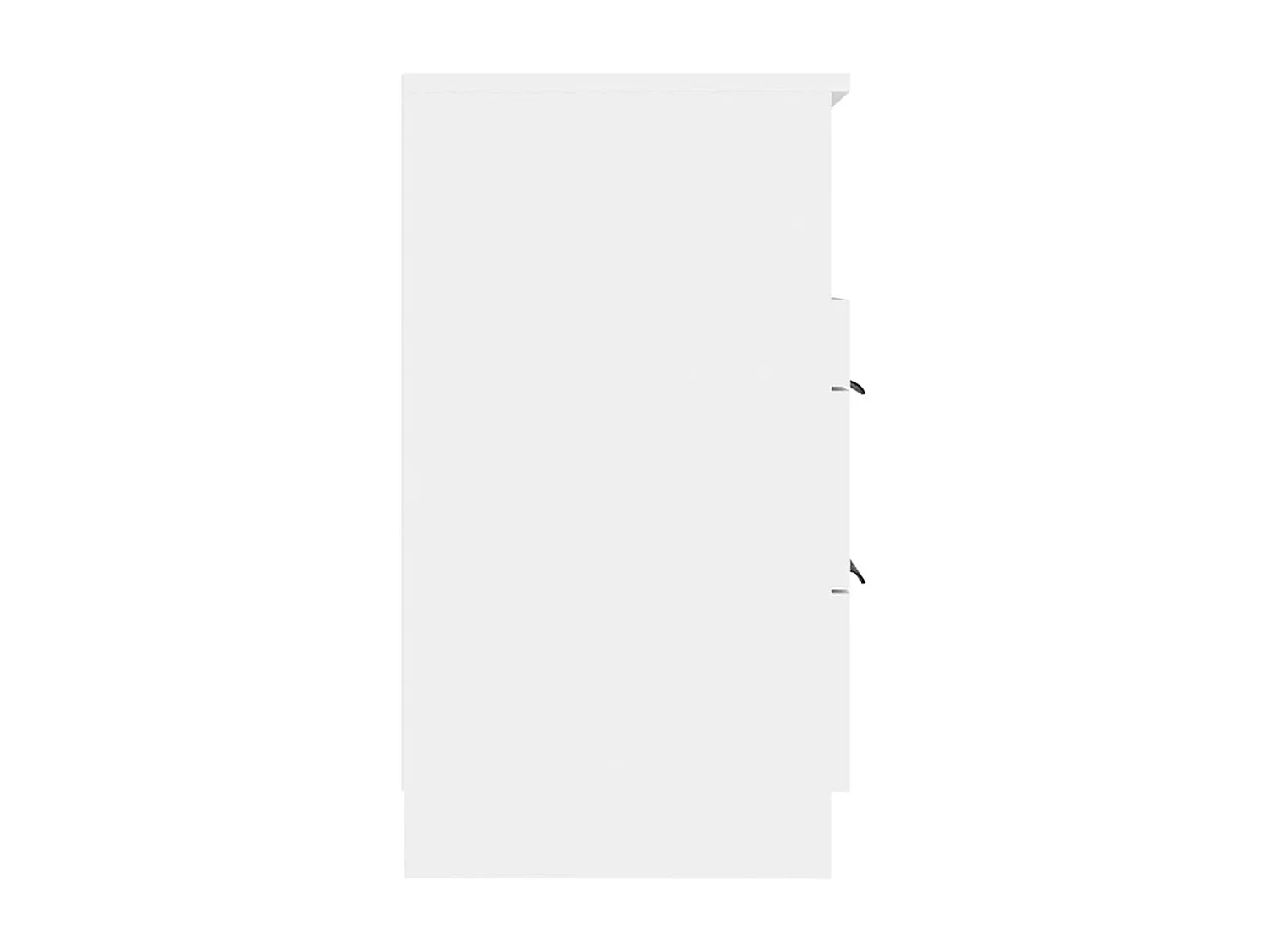 Mesita de noche | Mesilla de noche madera contrachapada blanco