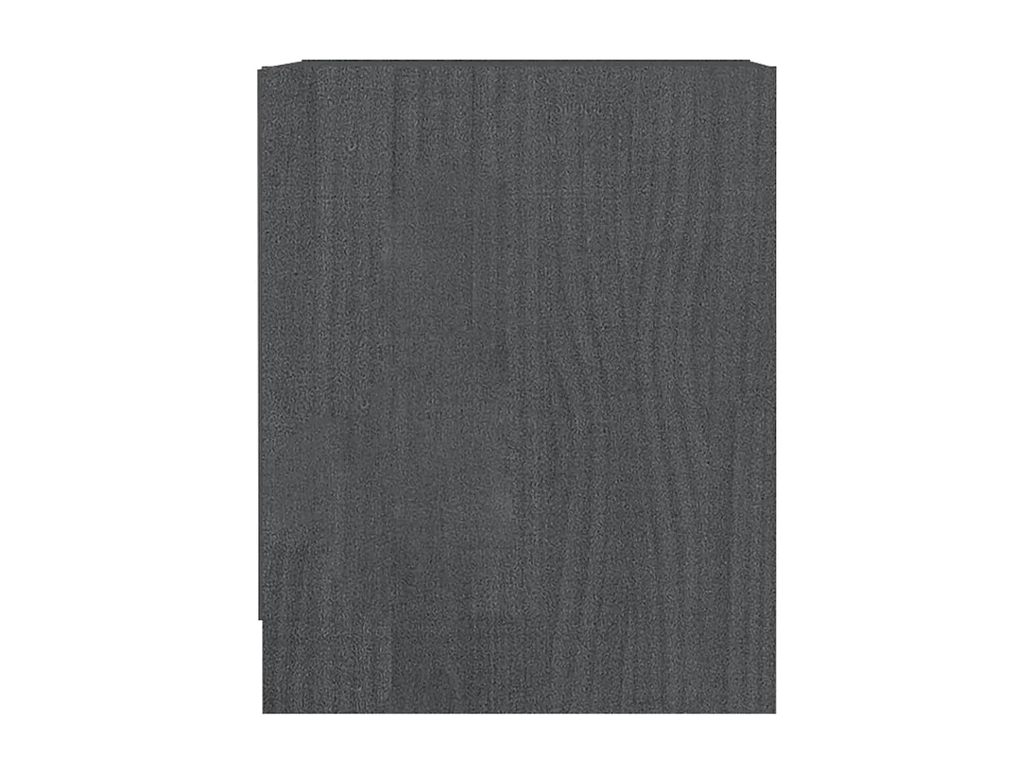 Mesita de noche | Mesilla de noche 2 uds madera de pino gris 35,5x33,5x41,5 cm