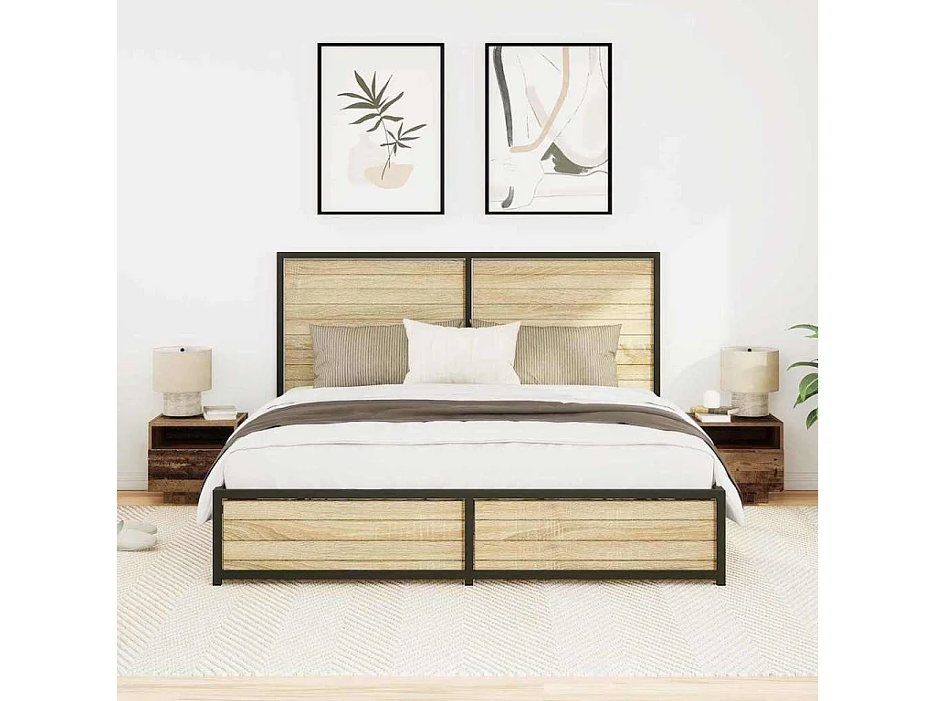 Mesita de Noche | Armario de Noche | Mesa auxiliar con cajón 2 uds. Madera vieja 40x39x37 cm