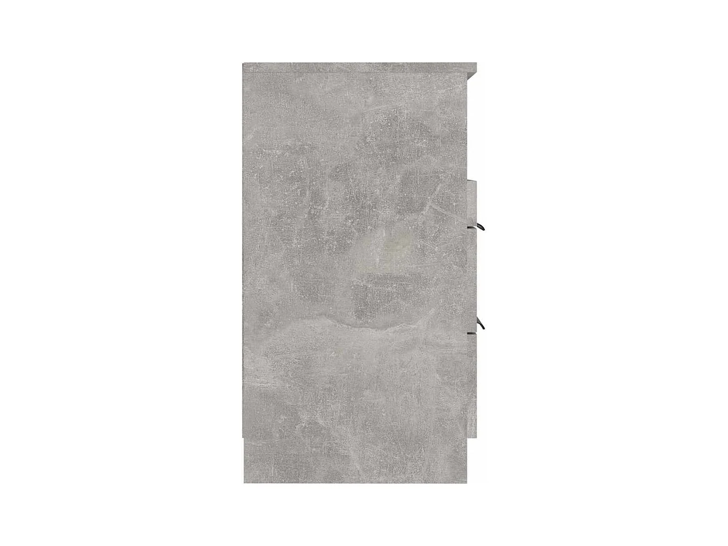 Mesita de noche | Mesilla de noche 2 uds madera contrachapada gris hormigón