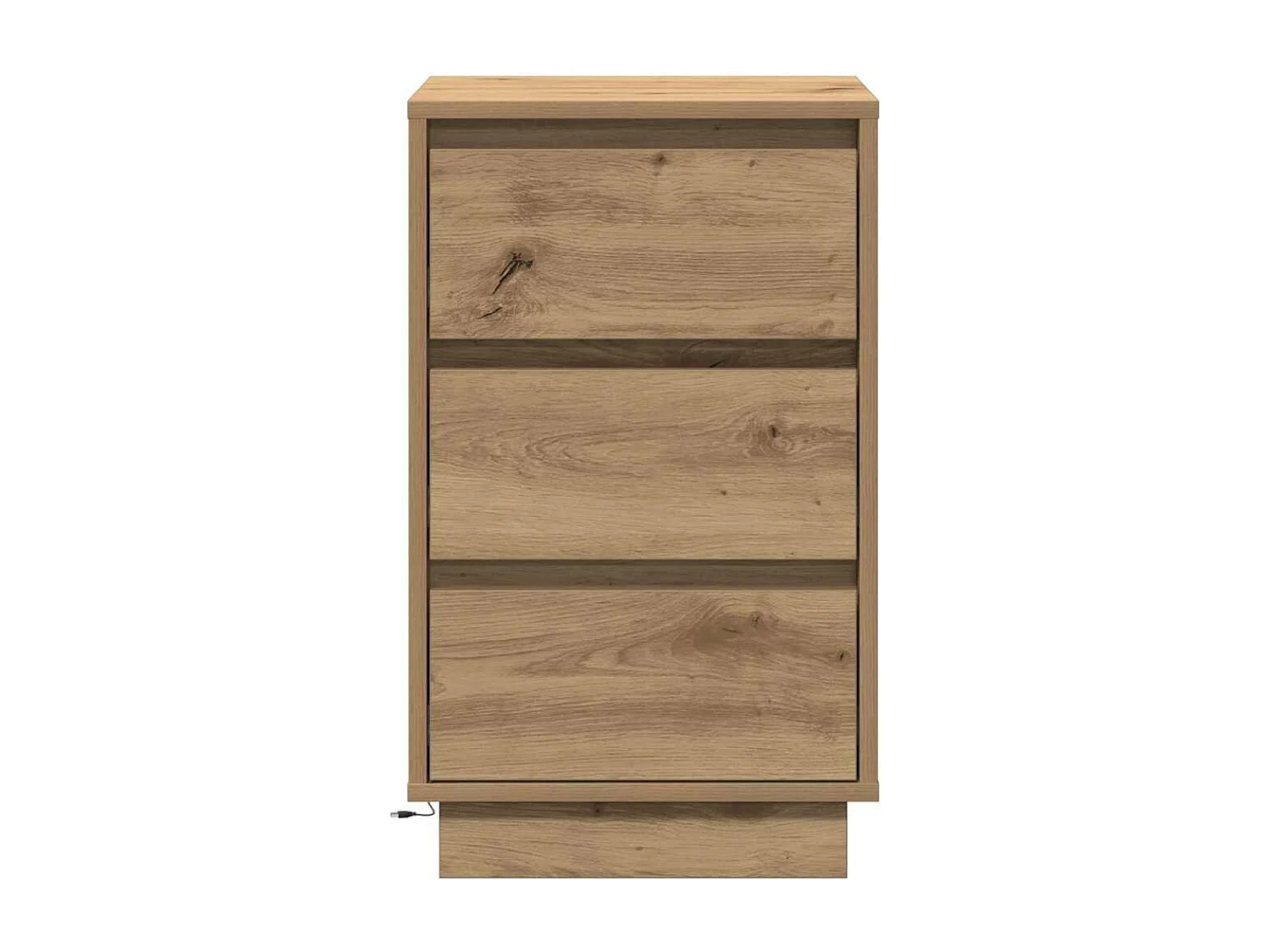 Nachttisch-Beistelltisch Artisan-Eiche 39 x 34,5 x 65 cm Holzwerkstoff SHL61143