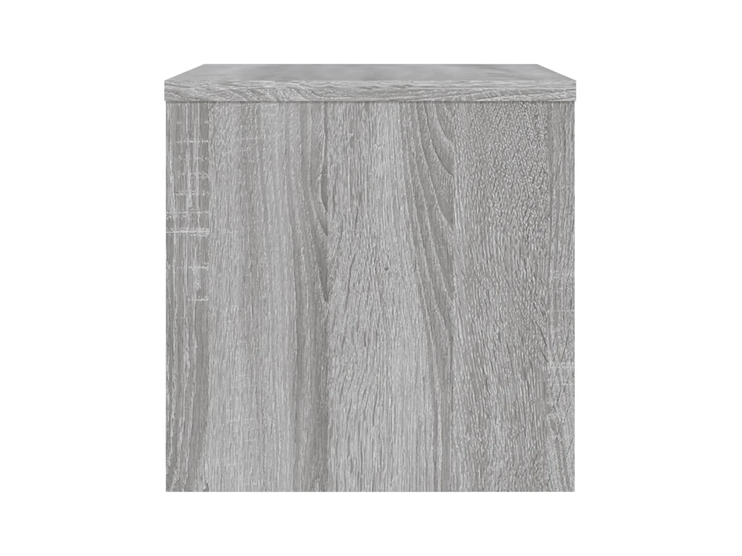 Mesitas de noche | Mesilla de noche 2 uds contrachapada gris Sonoma 40x30x30 cm