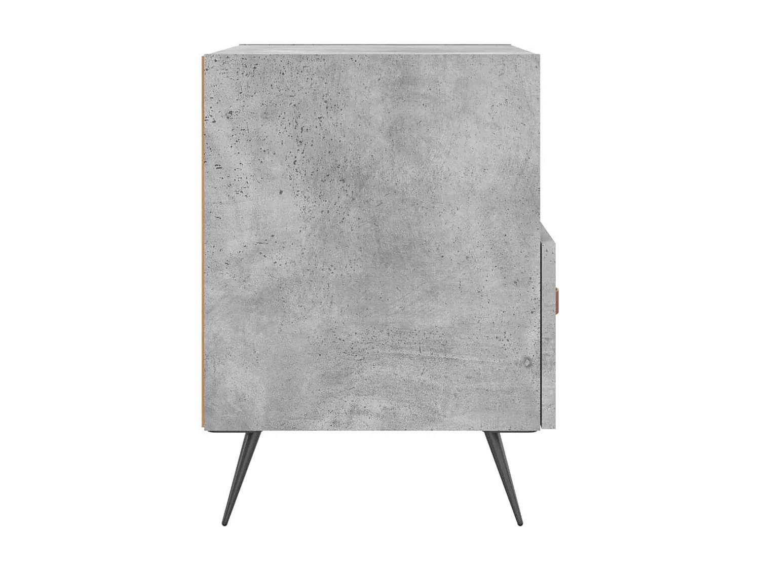 Mesita de noche | Mesilla de noche 2 uds. madera ingeniería gris hormigón 40x35x47,5cm