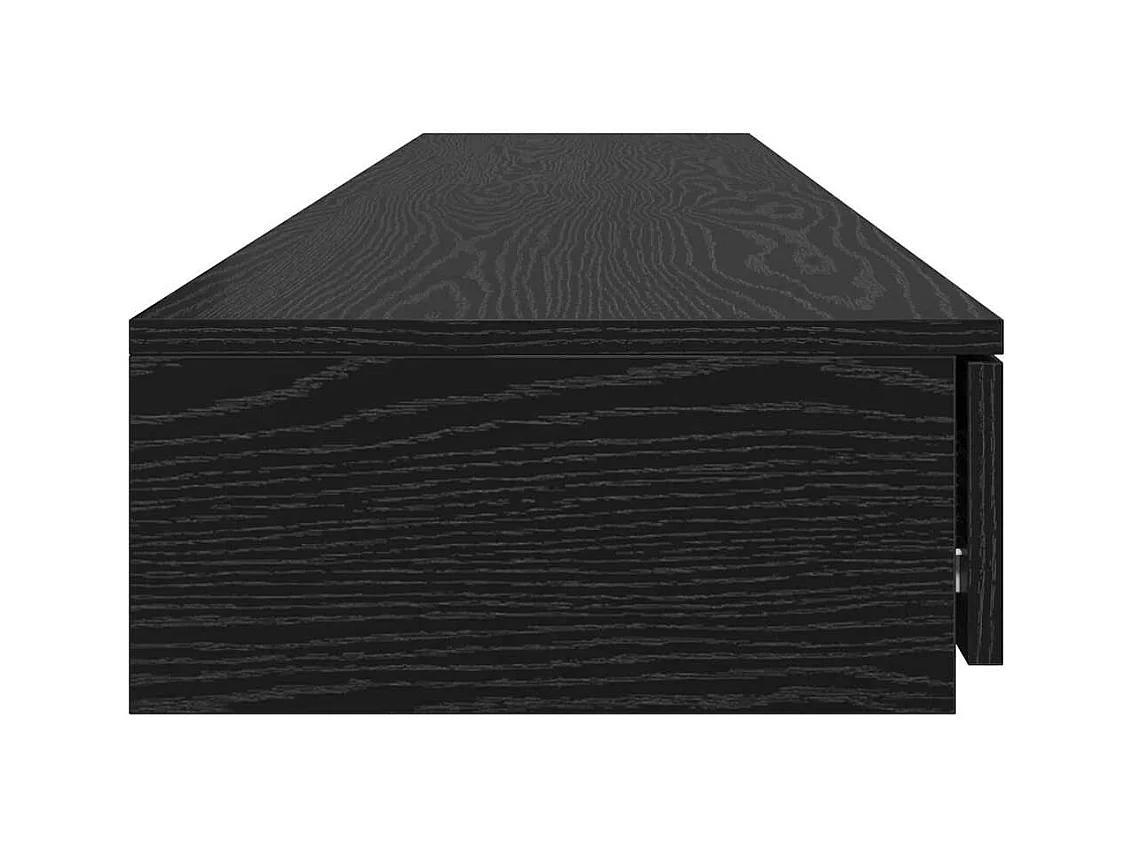 Cajones de cama con cajón Roble negro 200x36.5x16.5 cm