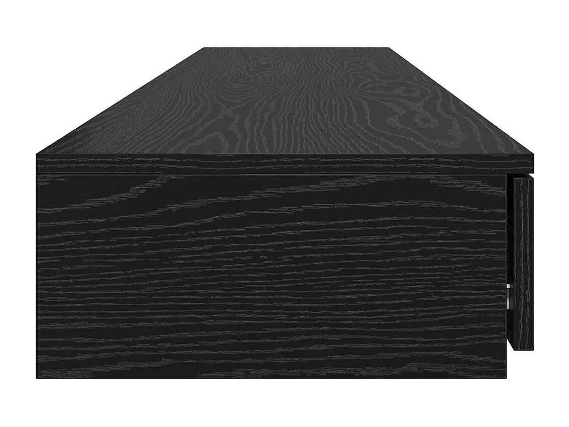 Cajones de cama con cajón Roble negro 200x36.5x16.5 cm