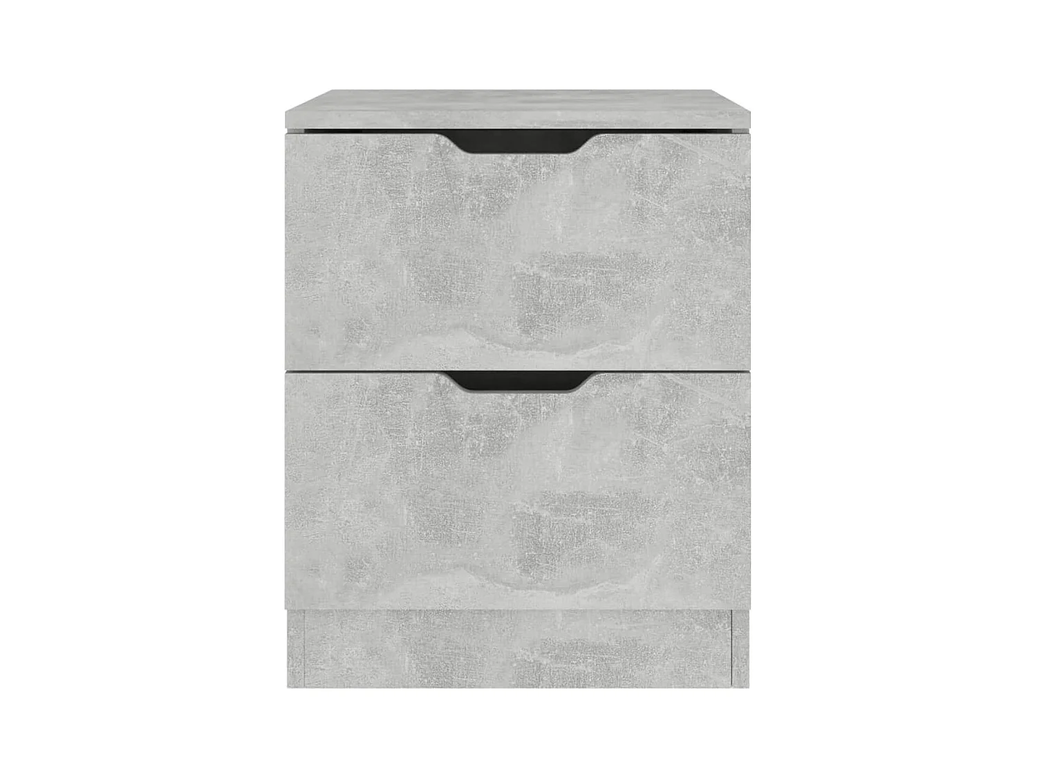 Table de chevet-Table d'appoint gris béton 40x40x50 cm bois d’ingénierie