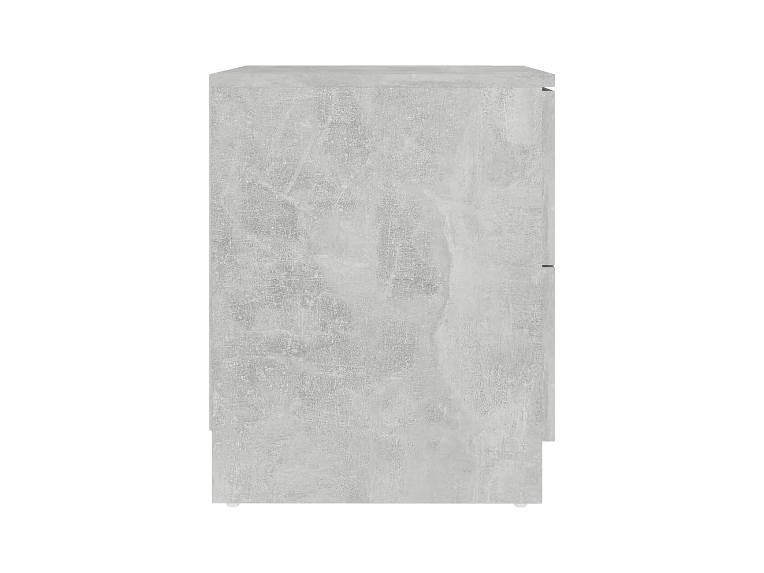 Table de chevet-Table d'appoint gris béton 40x40x50 cm bois d’ingénierie