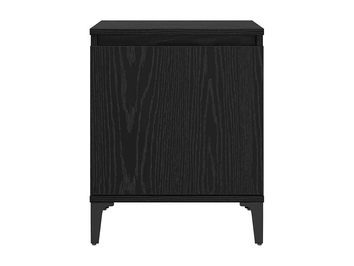 Nachttisch-Beistelltisch Schwarz Eichen-Optik 40 x 30 x 50 cm Holzwerkstoff SHL7901