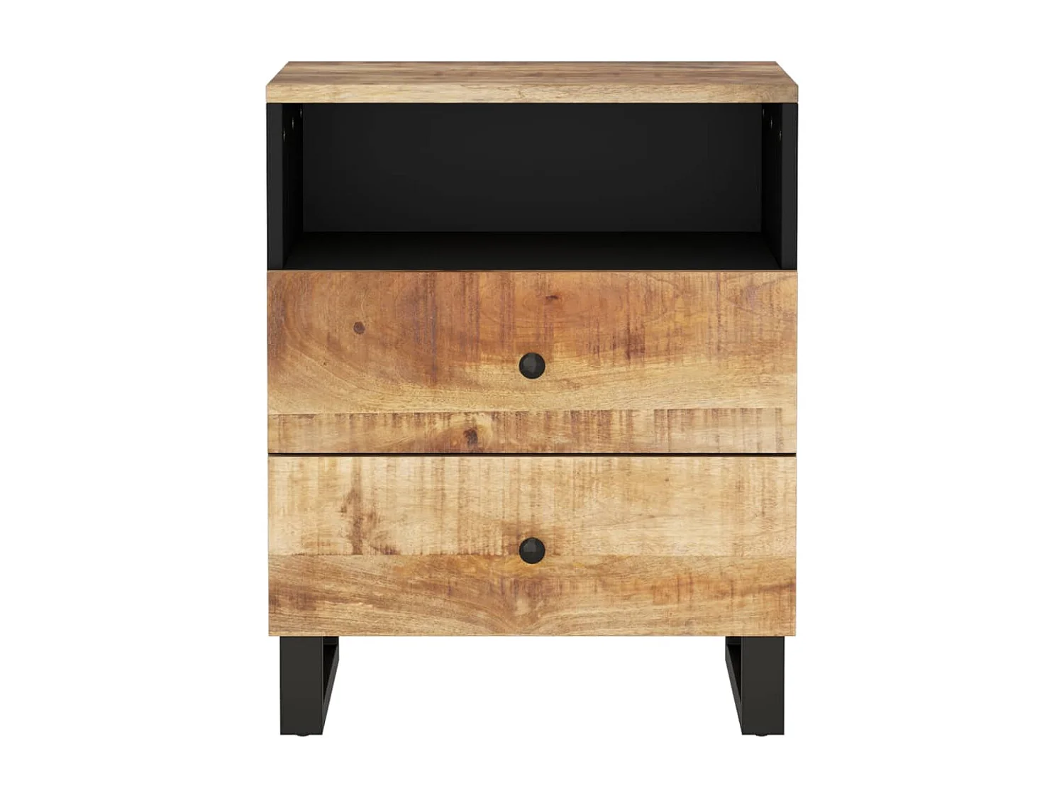 Mesita de noche | Mesilla de noche madera mango madera contrachapada 50x33x62 cm