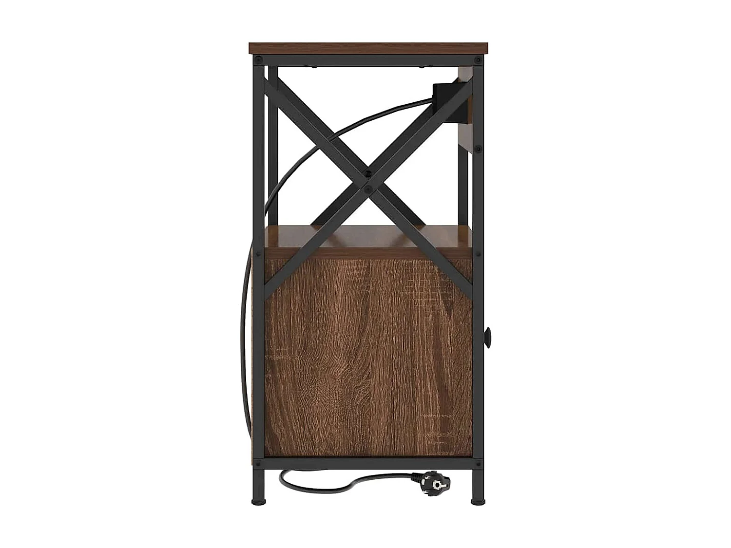 Mesita de Noche | Armario de Noche | Mesilla de noche con cajón Marrón roble 40x31x60 cm