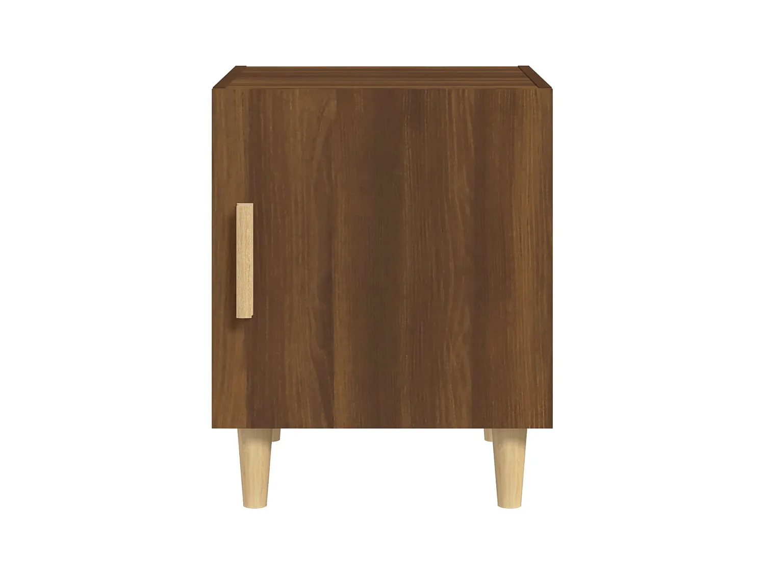 Mesitas de noche | Mesilla de noche 2 uds madera contrachapada color roble marrón