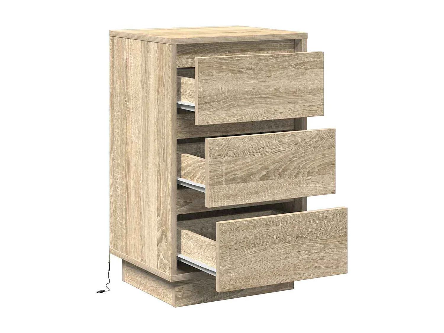 Nachttisch-Beistelltisch Sonoma-Eiche 39 x 34,5 x 65 cm Holzwerkstoff SHL31772