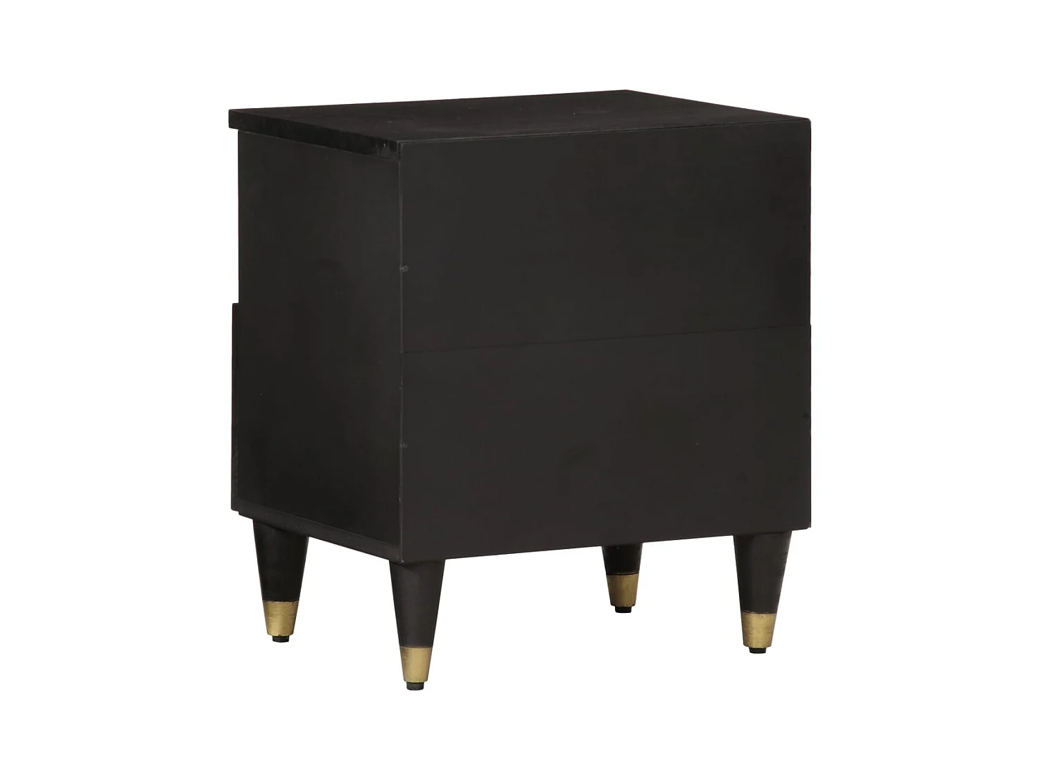 Mesitas de noche | Mesilla de noche 2 uds madera maciza de mango 40x33x46 cm