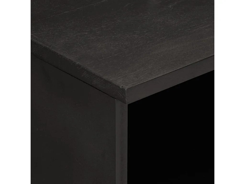 Mesitas de noche | Mesilla de noche 2 uds madera maciza de mango 40x33x46 cm