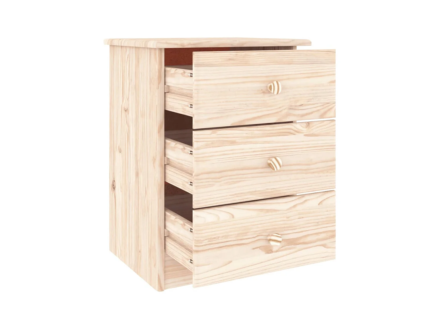 Mesa de Cabeceira | Mesa de Cama ALTA 41x35x55.5 cm madeira de pinho maciça