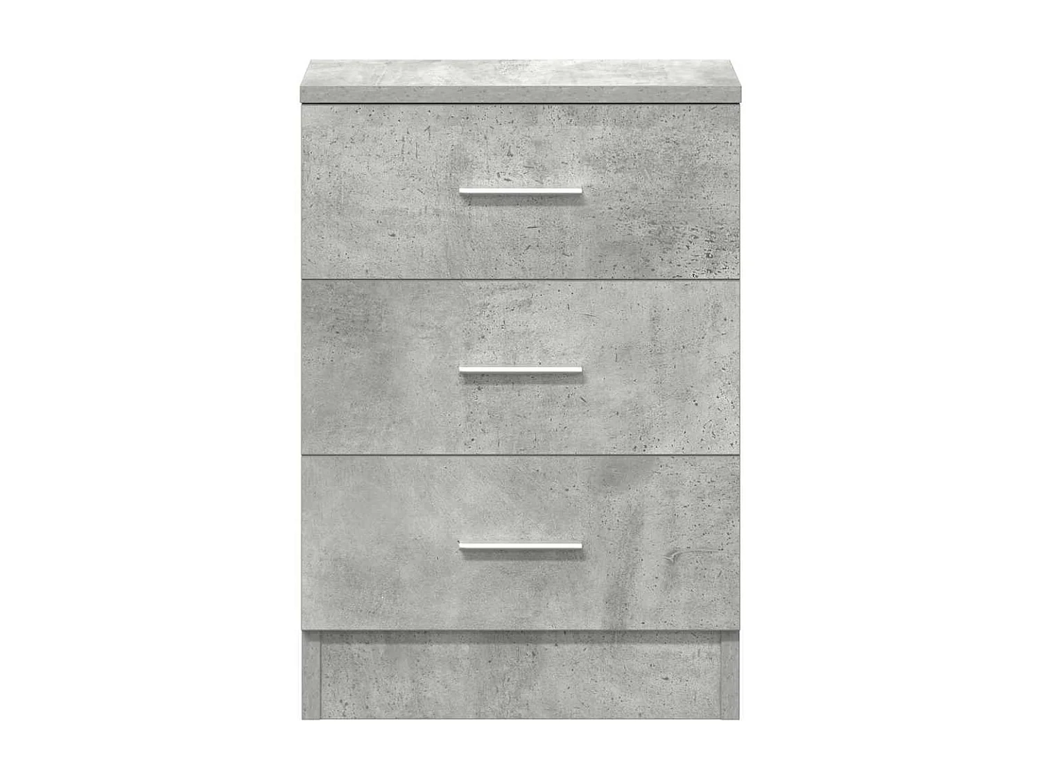 Nachttisch 2er Set-Beistelltisch Betongrau 38x35x56 cm Holzwerkstoff SHL60118