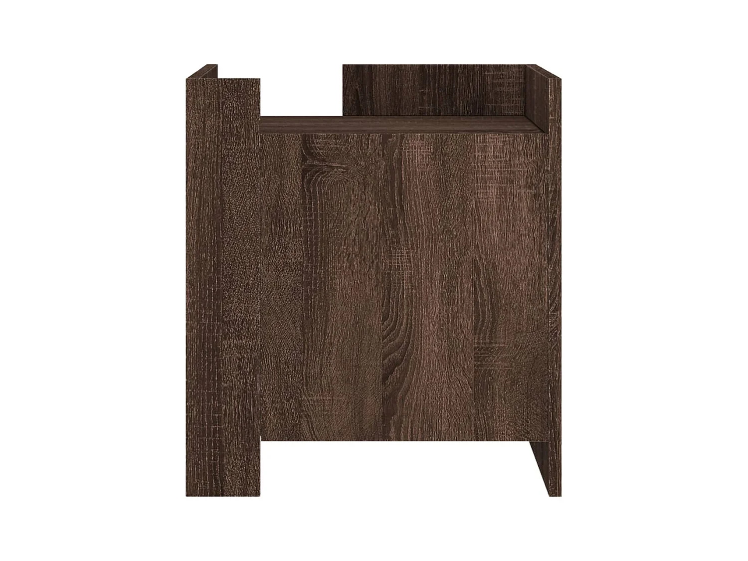 Table de chevet Étroite-Table d'appoint-Table de nuit chêne marron 45x50x50 cm bois d’ingénierie