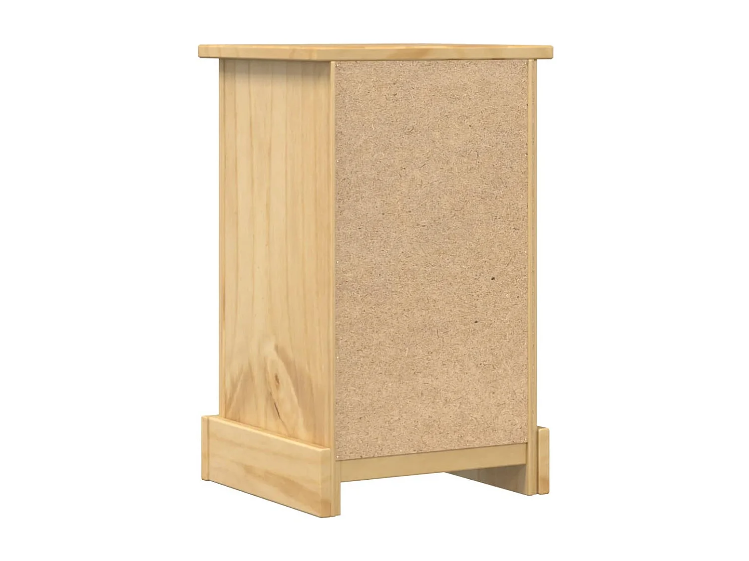 Mesita de noche | Mesilla de noche Corona madera maciza de pino 35x32,5x58 cm