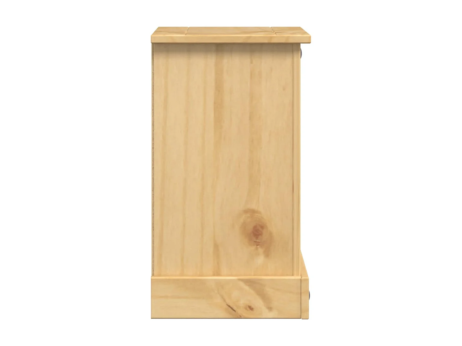 Nachttisch-Beistelltisch Corona 35x32,5x58 cm Massivholz Kiefer SHL29428