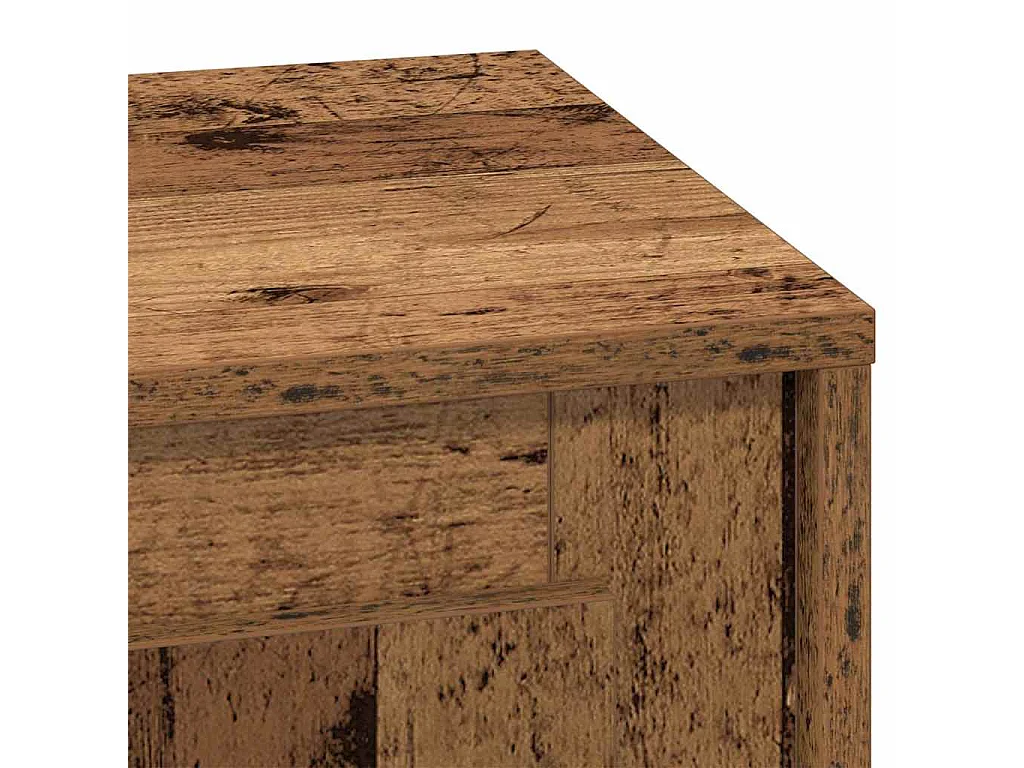 Mesita de Noche | Armario de Noche | Mesilla de noche con Madera vieja 44x34.5x45 cm