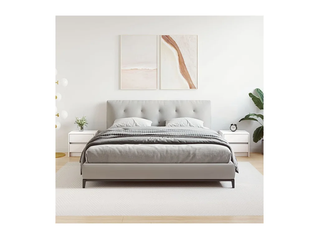 Mesitas de noche | Mesilla de noche 2 uds madera maciza pino blanco 40x31x35,5 cm