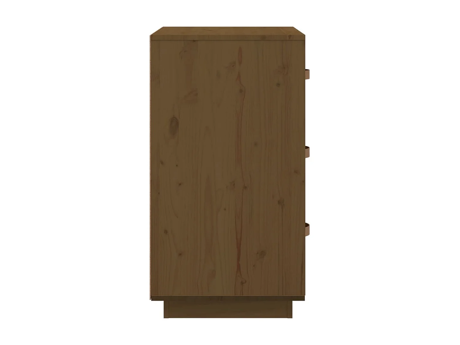 Nachttisch-Beistelltisch Honigbraun 40x40x75 cm Massivholz Kiefer SHL86382