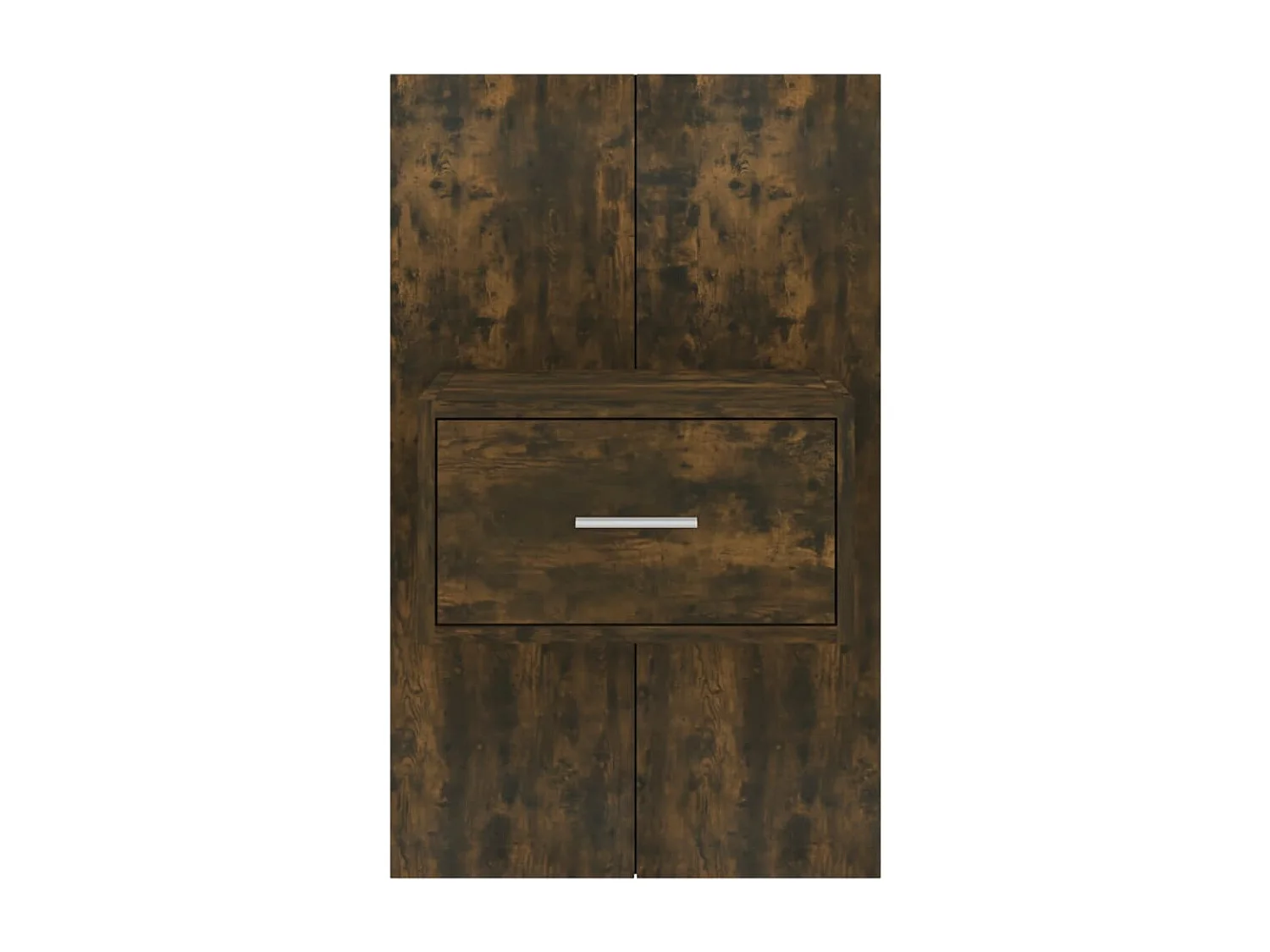 Nachttisch hängend 2er Set | Wand-Nachttische Räuchereiche SHL60469