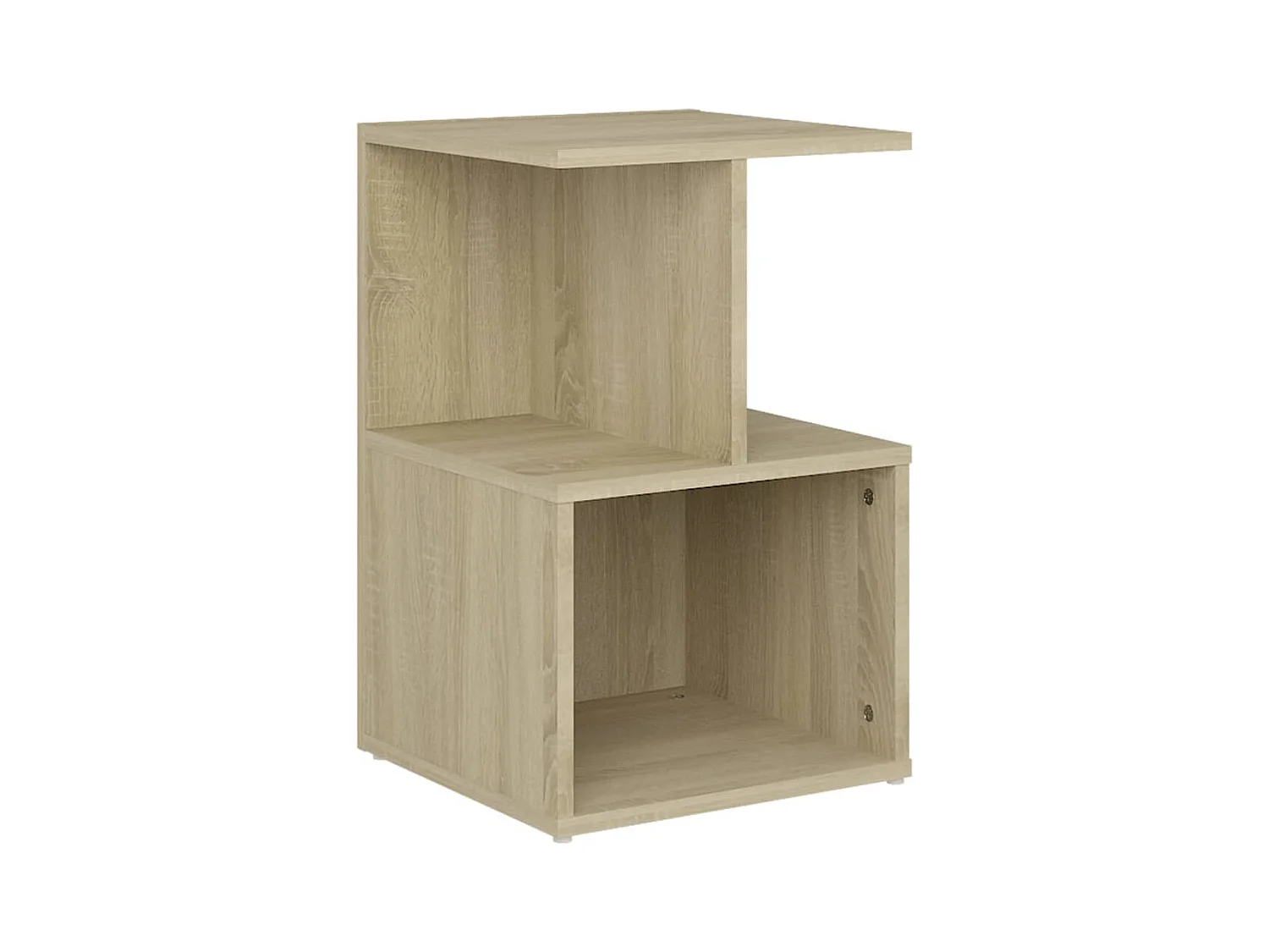 Mesita de noche | Mesilla de noche madera contrachapada roble Sonoma 35x35x55 cm