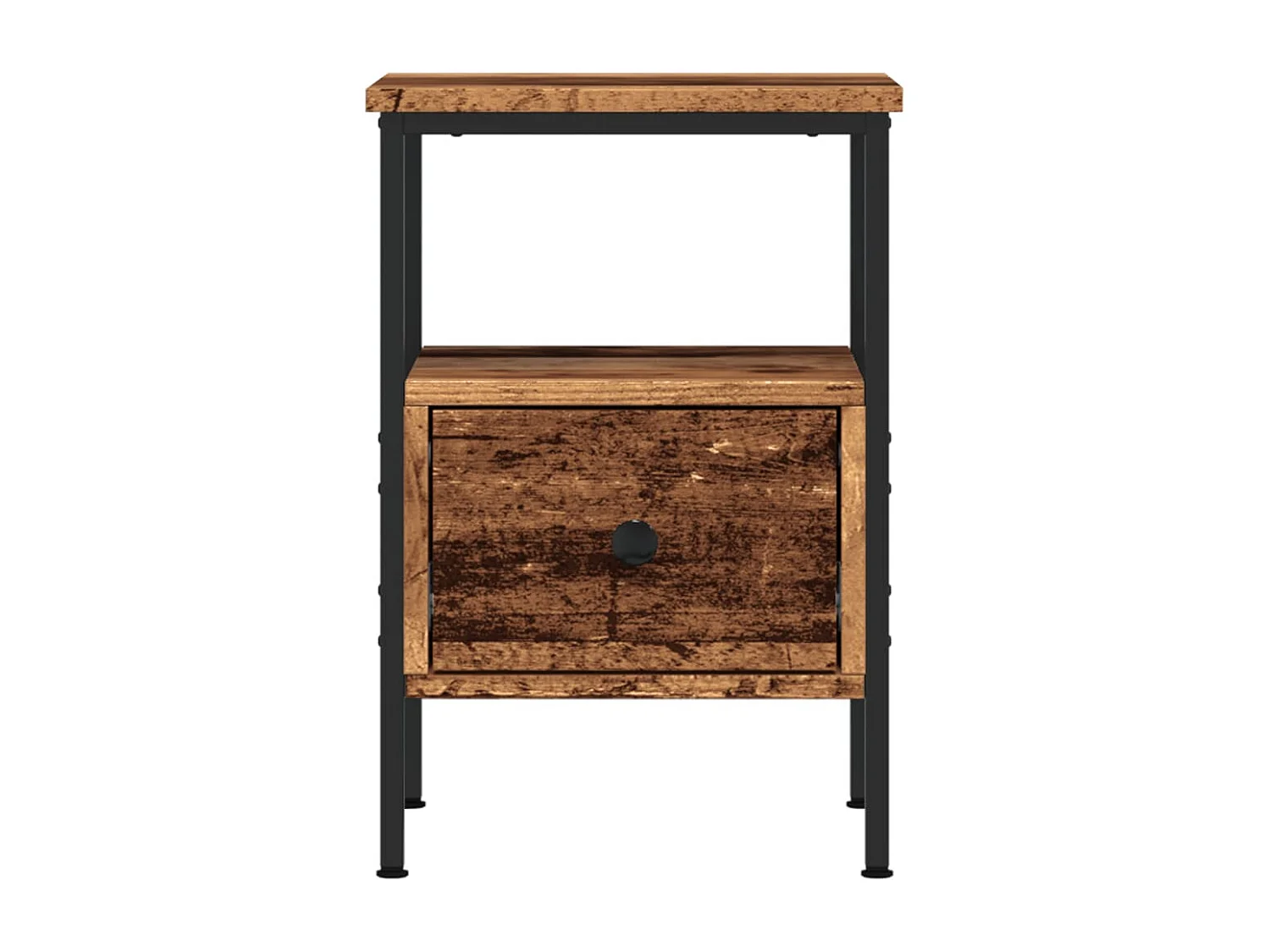 Nachttisch-Beistelltisch Altholz-Optik 34x36x50 cm Holzwerkstoff SHL3687