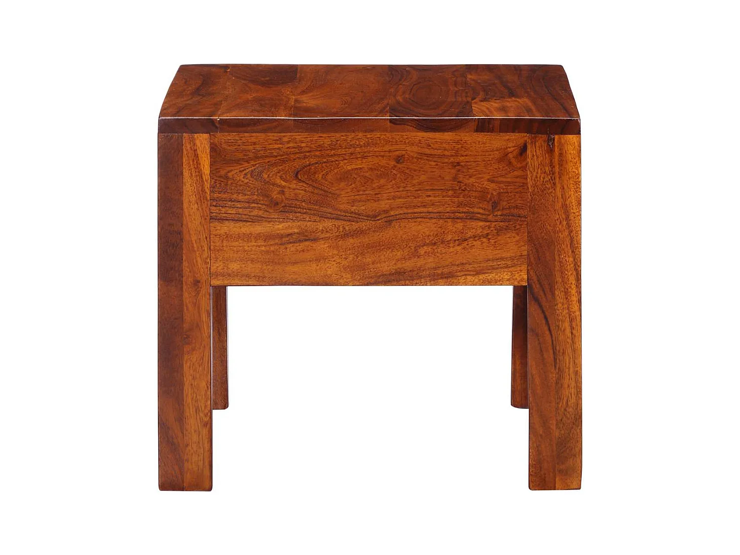 Mesita de noche | Mesilla de noche 2 uds 40x40x36 cm madera maciza de acacia