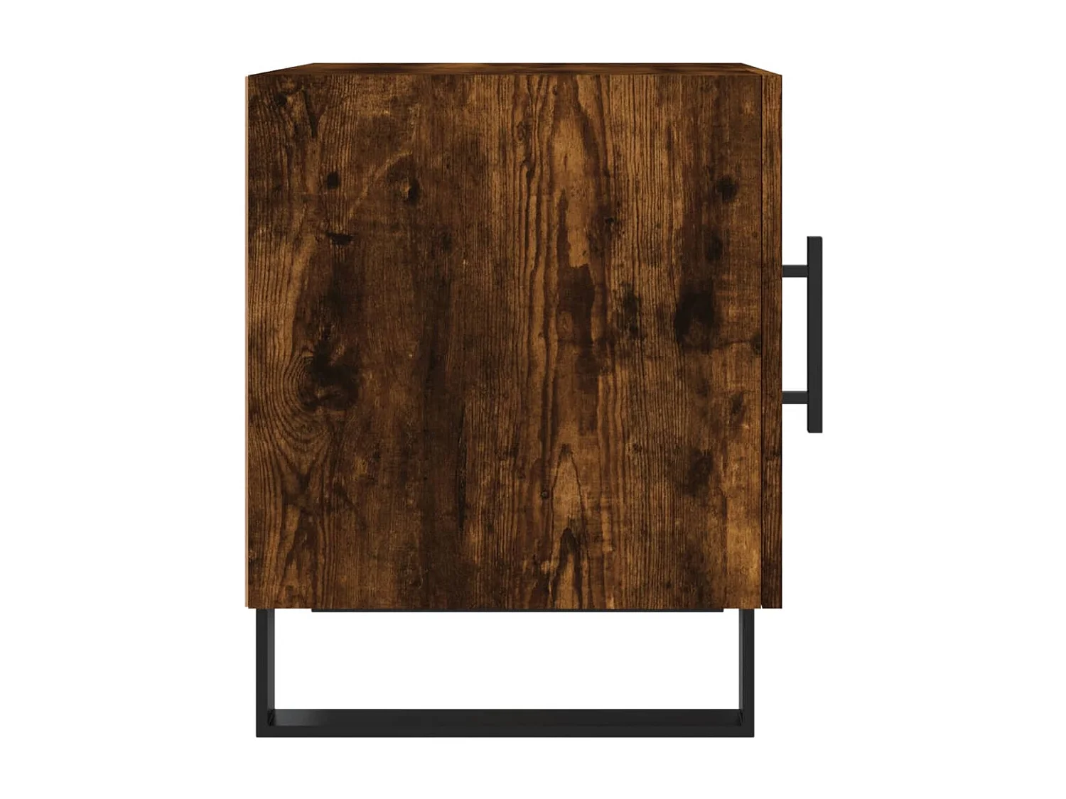 Mesa de Cabeceira Moderna 2 peças 40x40x50cm derivado madeira carvalho fumado