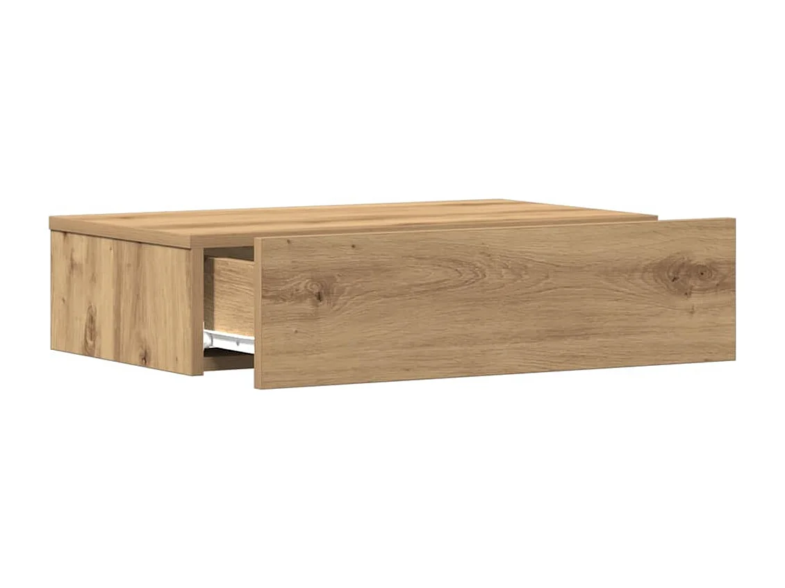 Nachttisch-Beistelltisch Artisan-Eiche 60x35 cm Holzwerkstoff SHL34466