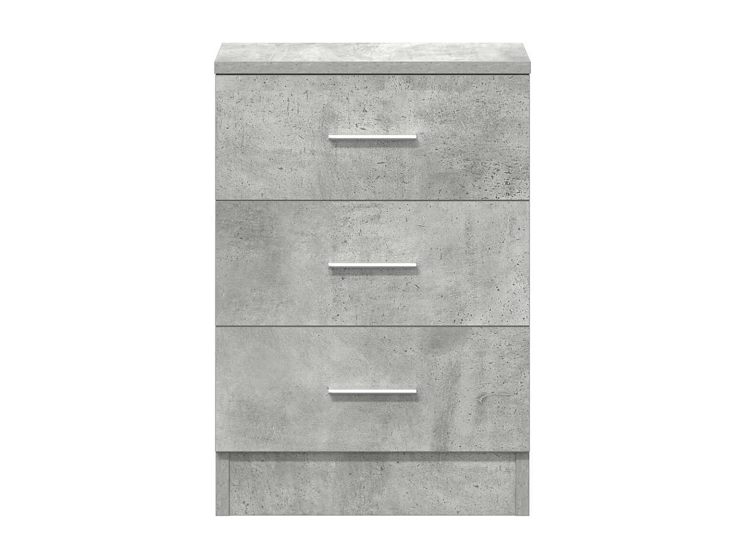 Nachttisch-Beistelltisch Betongrau 38x35x56 cm Holzwerkstoff SHL6634