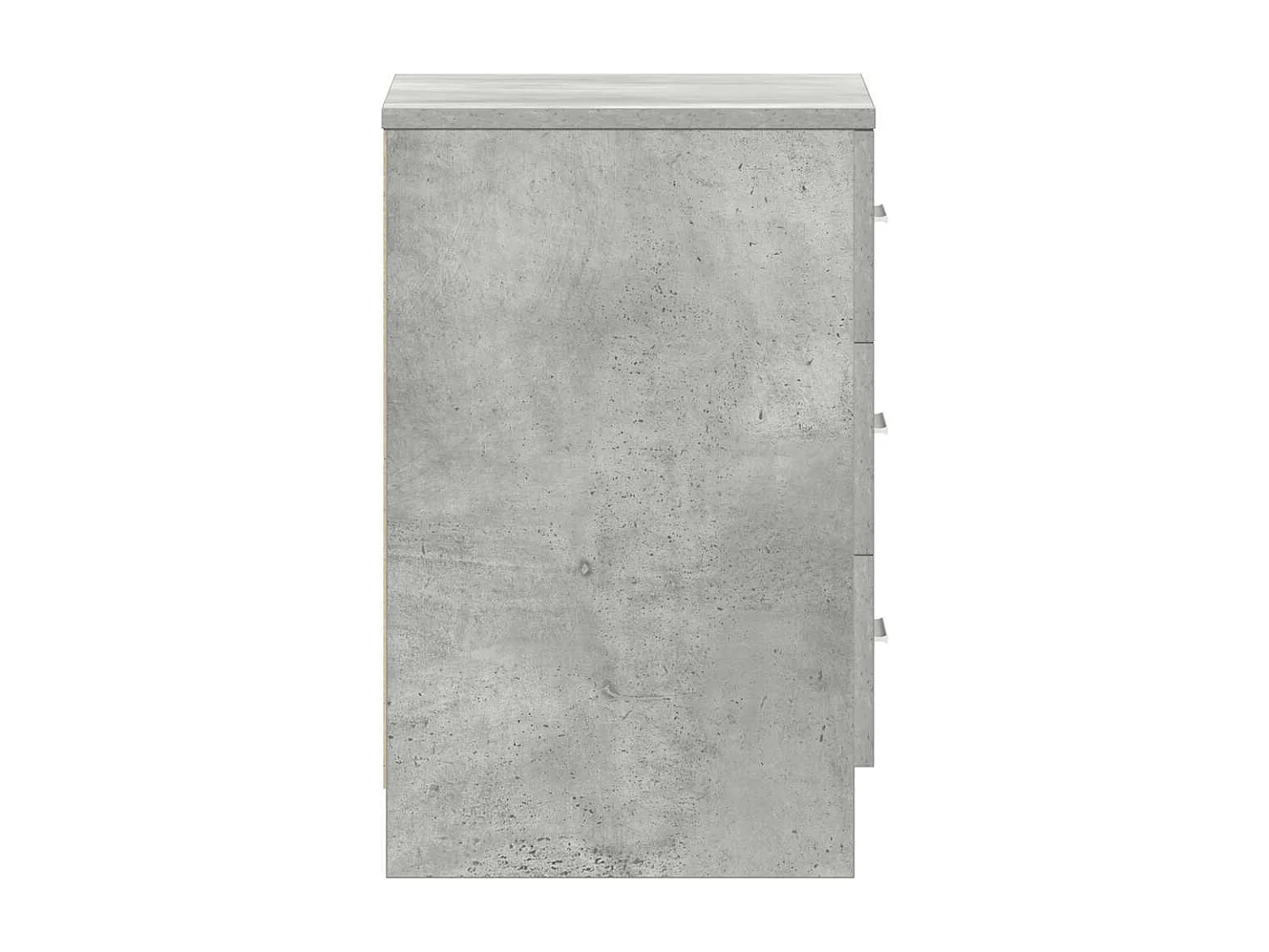 Nachttisch-Beistelltisch Betongrau 38x35x56 cm Holzwerkstoff SHL6634