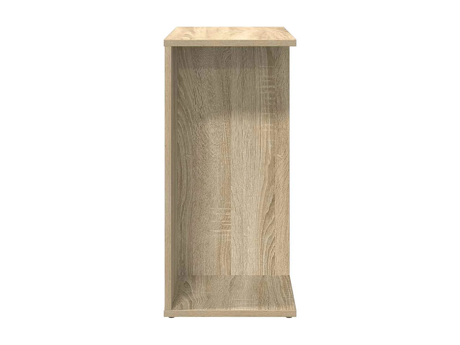Nachttisch 2er Set-Beistelltisch-Nachttischkommode Sonoma-Eiche 46,5x29x61 cm Holzwerkstoff SHL67992