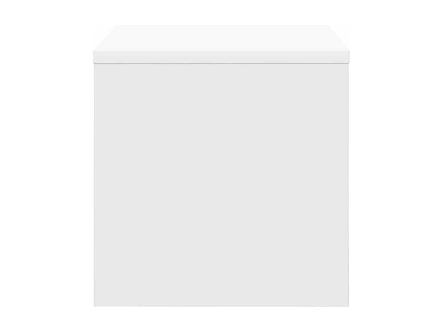 Mesitas de noche | Mesilla de noche 2 uds madera contrachapada blanco 40x30x30 cm