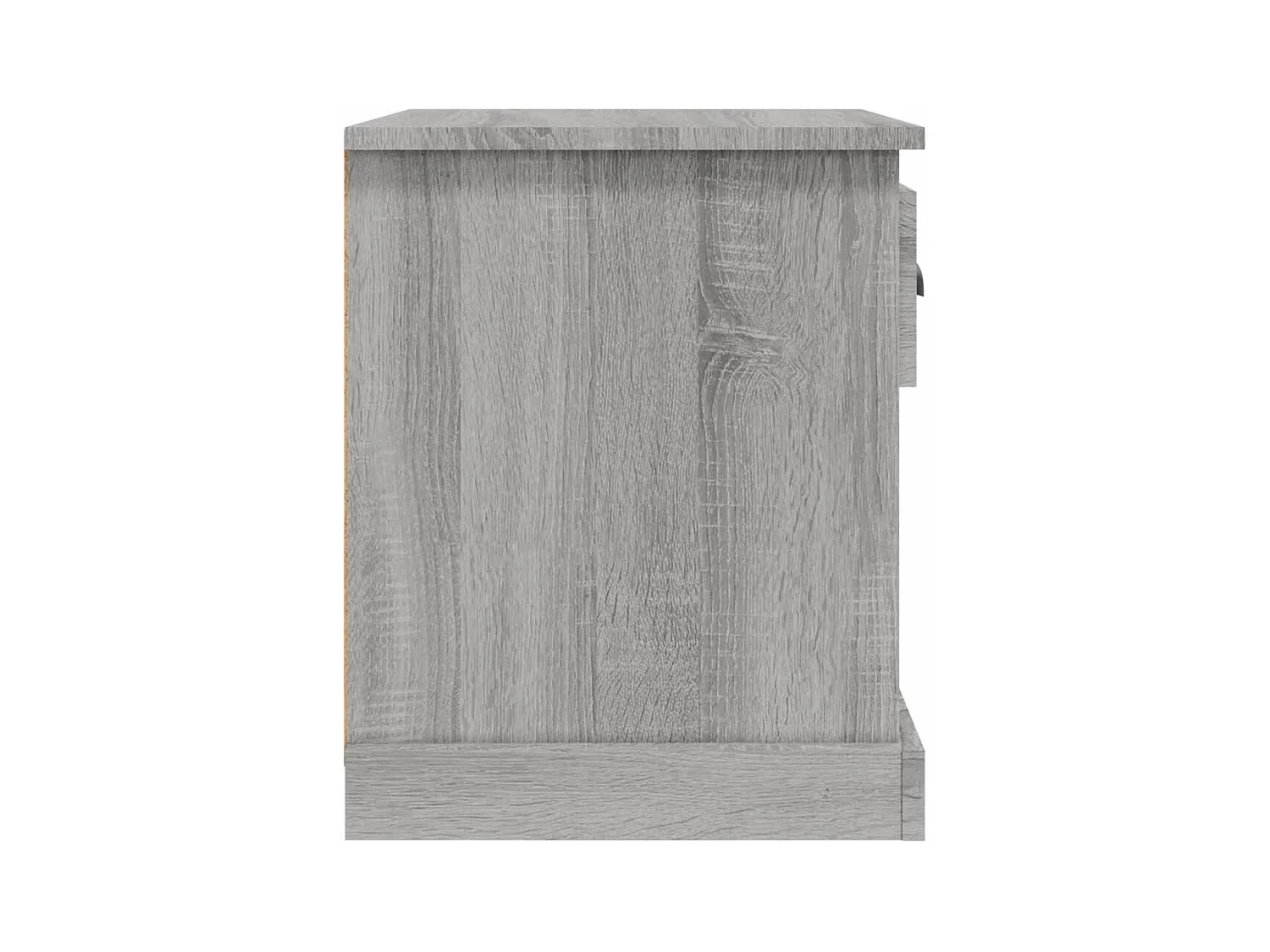 Tables de chevet lot de 2 avec compartiments ouverts sonoma gris 39x39x47,5cm bois ingénierie