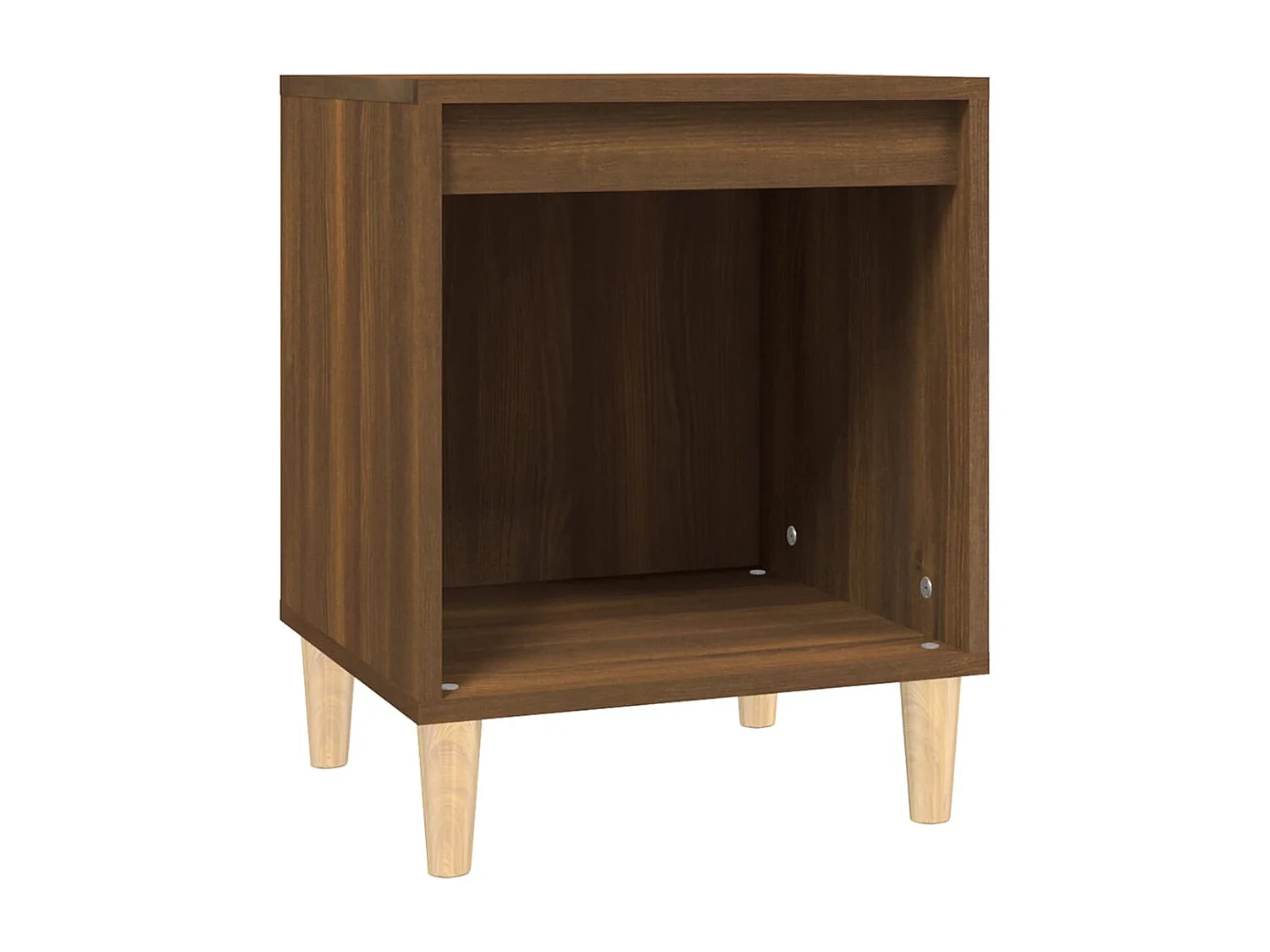 Nachttisch-Beistelltisch Braun Eichen-Optik 40x35x50 cm SHL41993