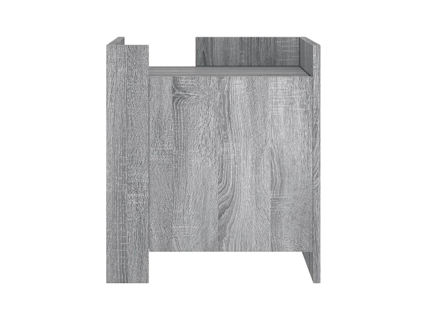 Table de chevet Étroite-Table d'appoint-Table de nuit sonoma gris 45x50x50 cm bois d'ingénierie